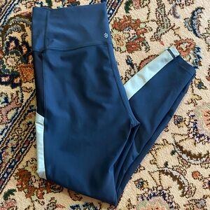 ThirdLove Womens Leggings in Navy and Turquoise